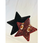 Football Bow Dangle Earrings