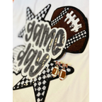 Football Bow Dangle Earrings