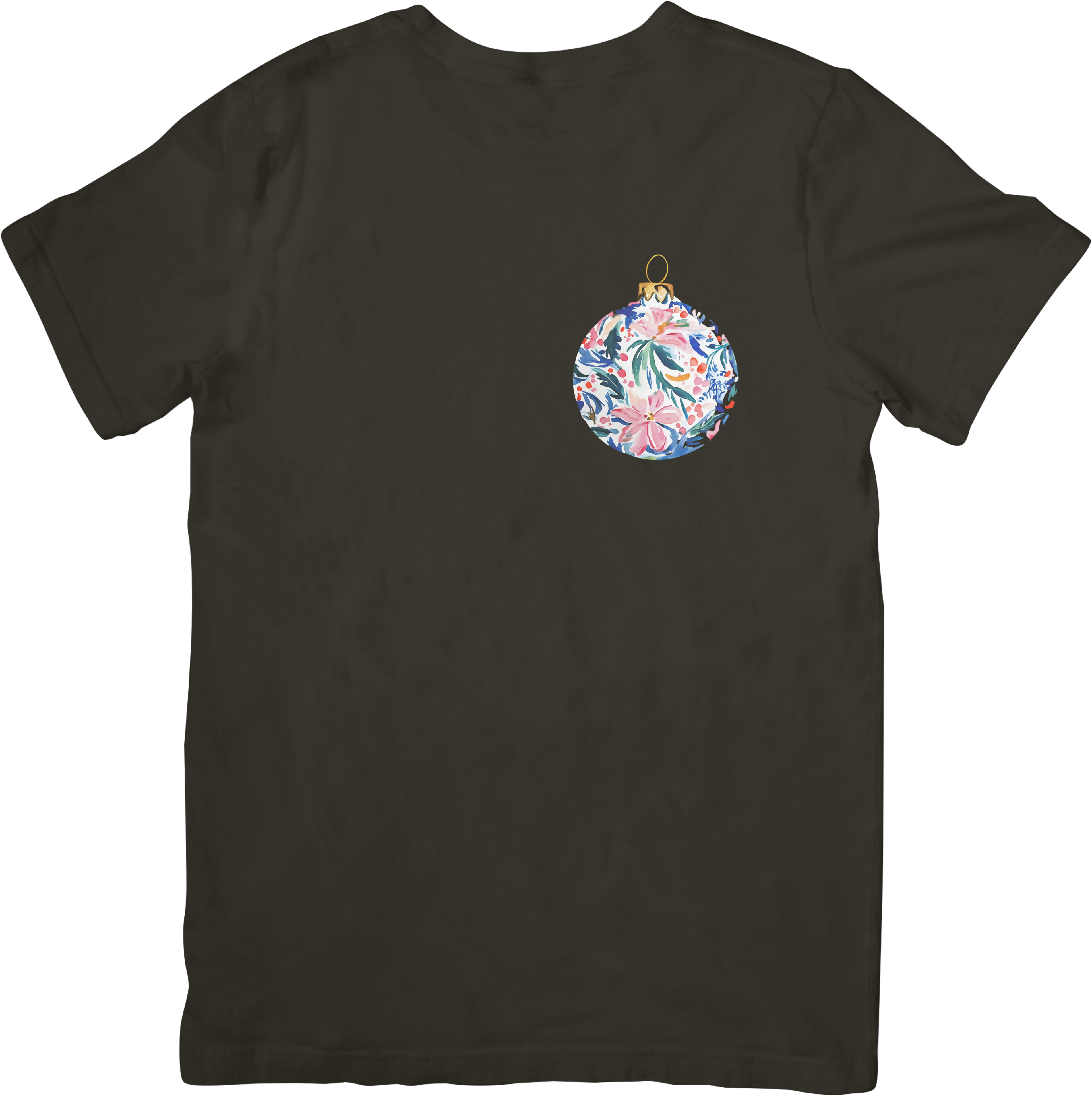 Beachy Christmas Ornament with Pink, Green and Blue