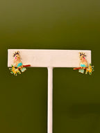 Cockatoo Perch Earrings