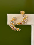 Crescent Bloom Earrings