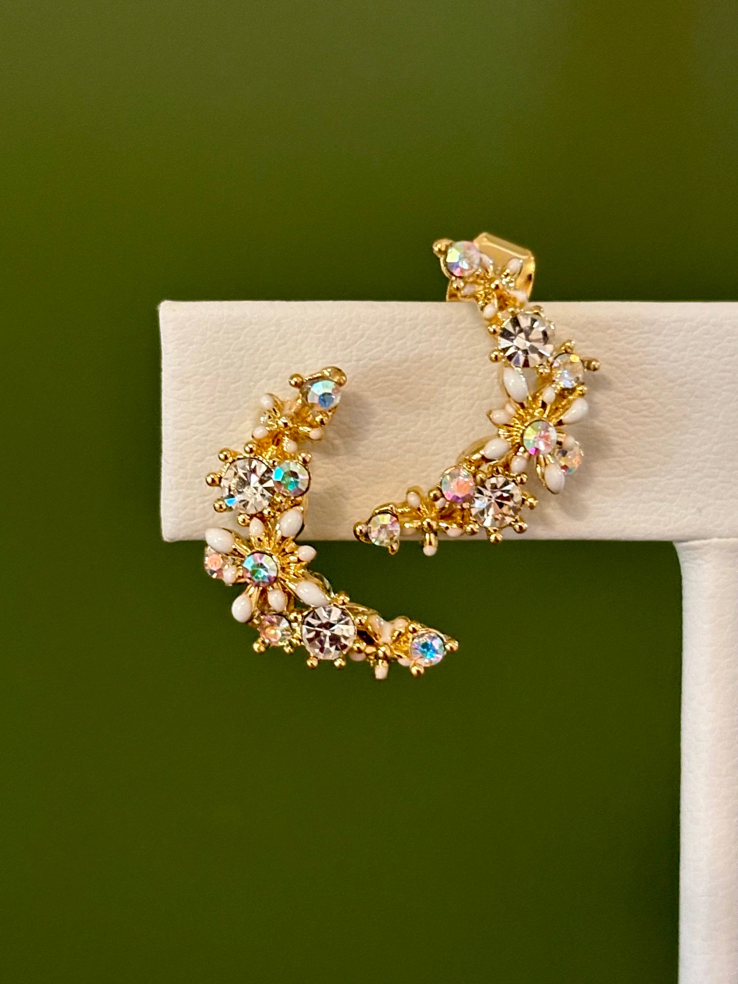 Crescent Bloom Earrings