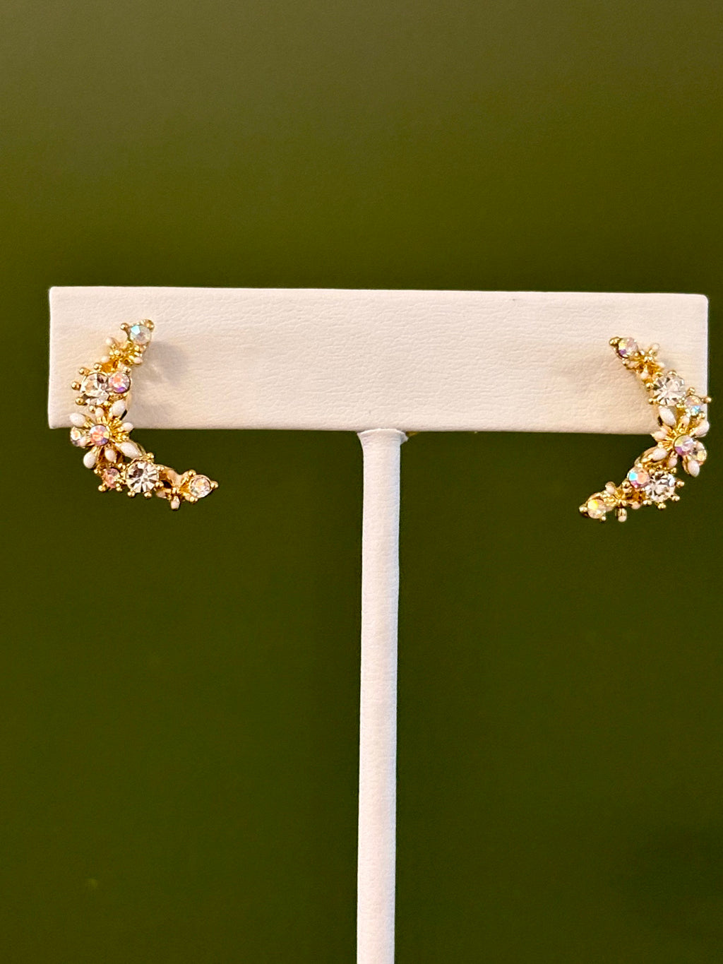Crescent Bloom Earrings