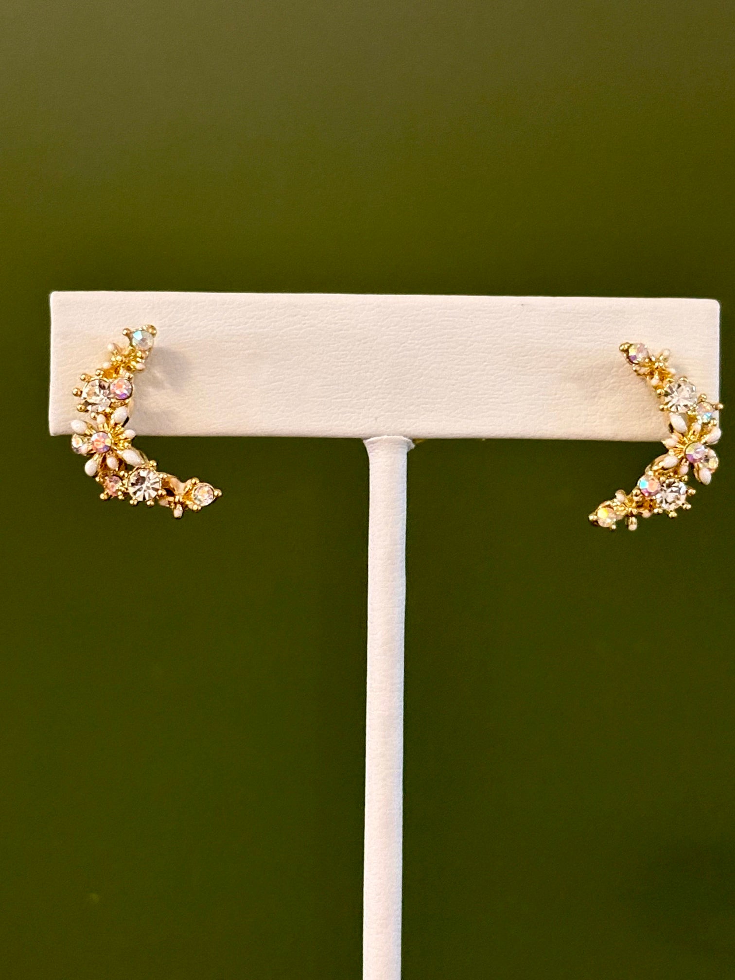 Crescent Bloom Earrings