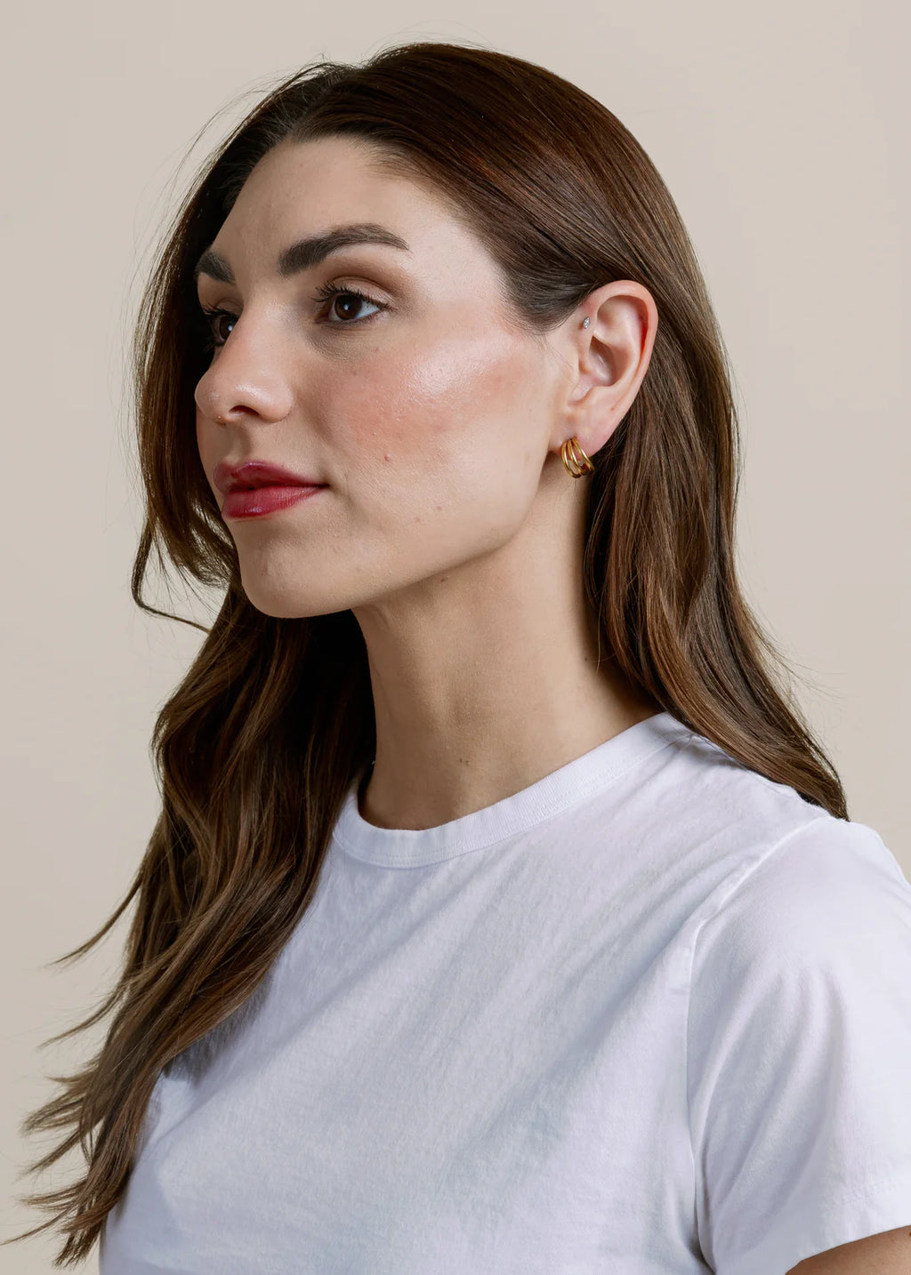 Eden Huggie Earrings - Gold
