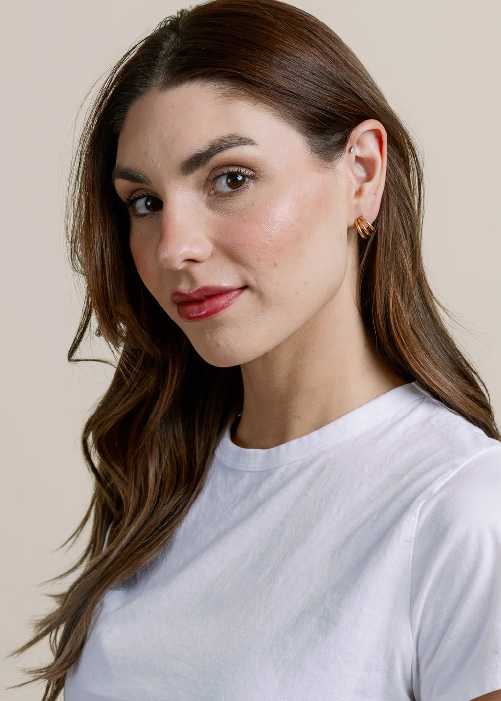 Eden Huggie Earrings - Gold