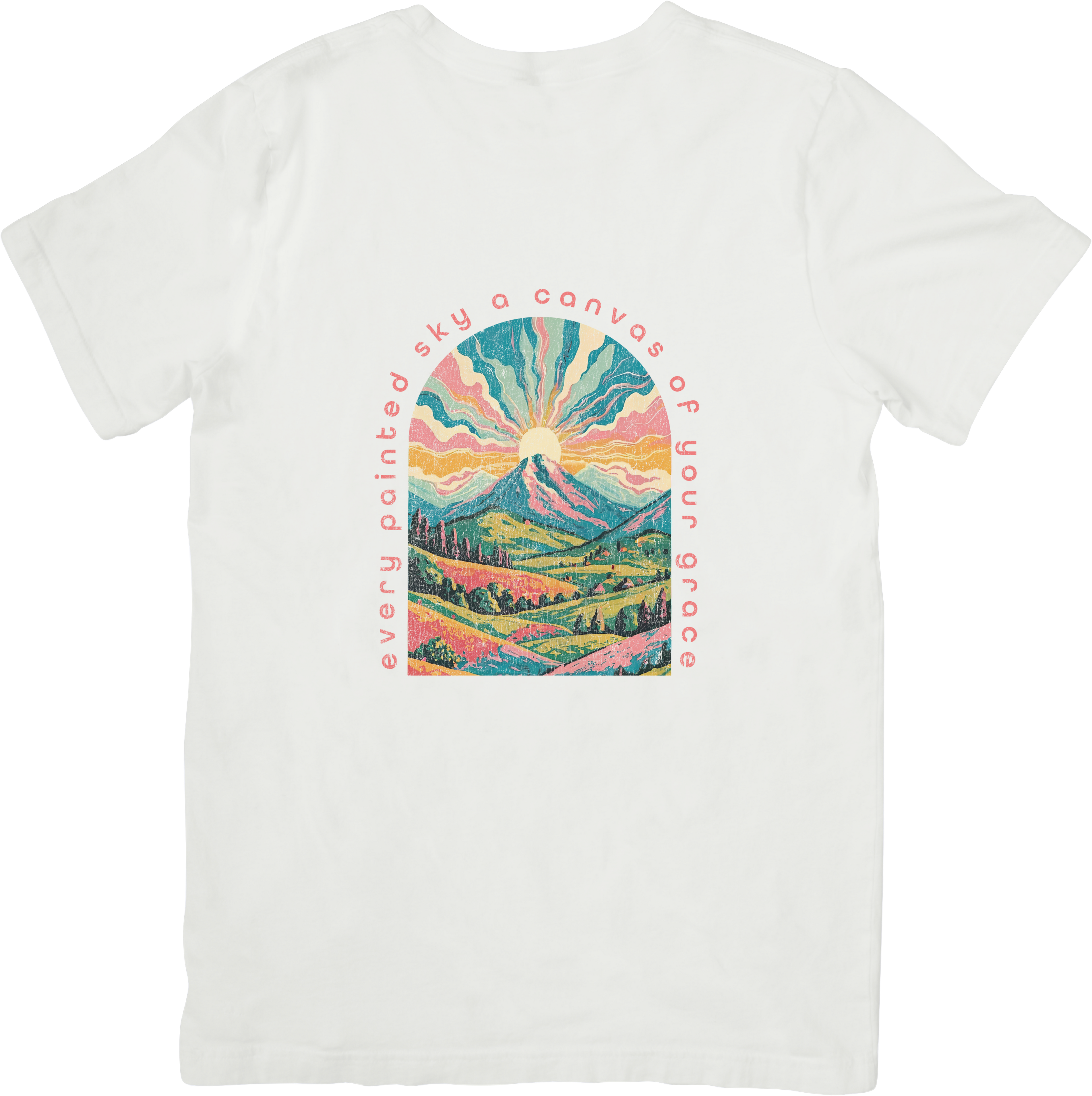 Every painted sky a canvas of your grace