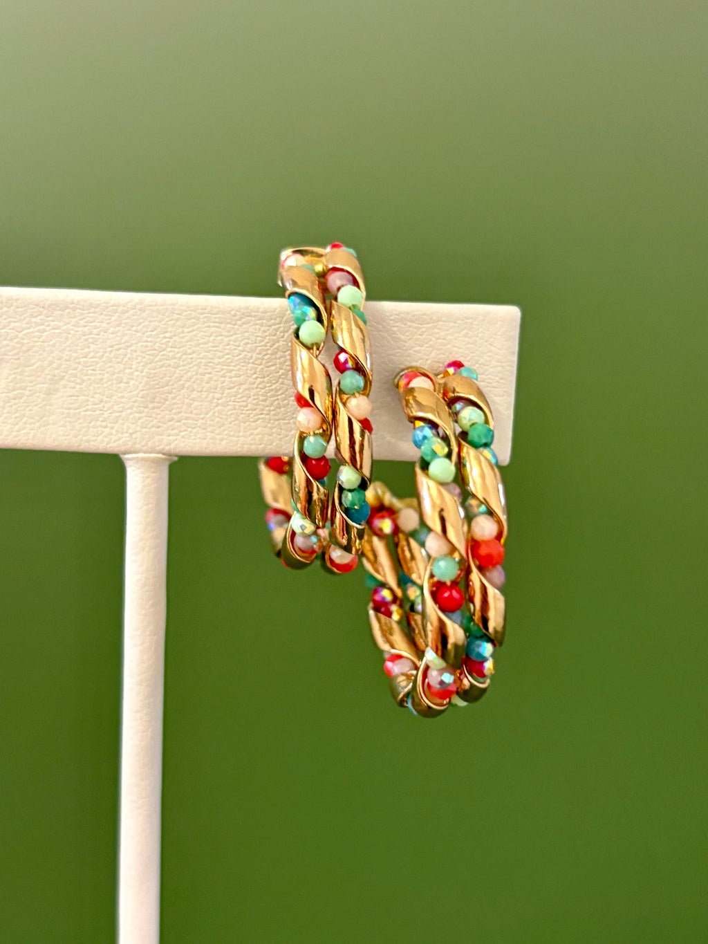 Fiesta Twist Hoop Earrings