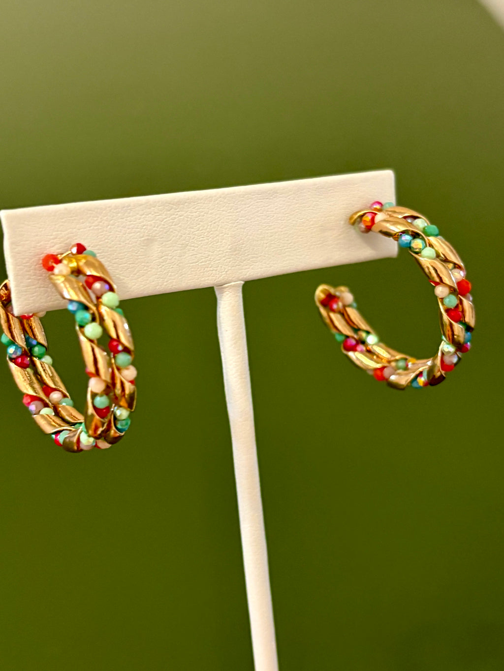 Fiesta Twist Hoop Earrings