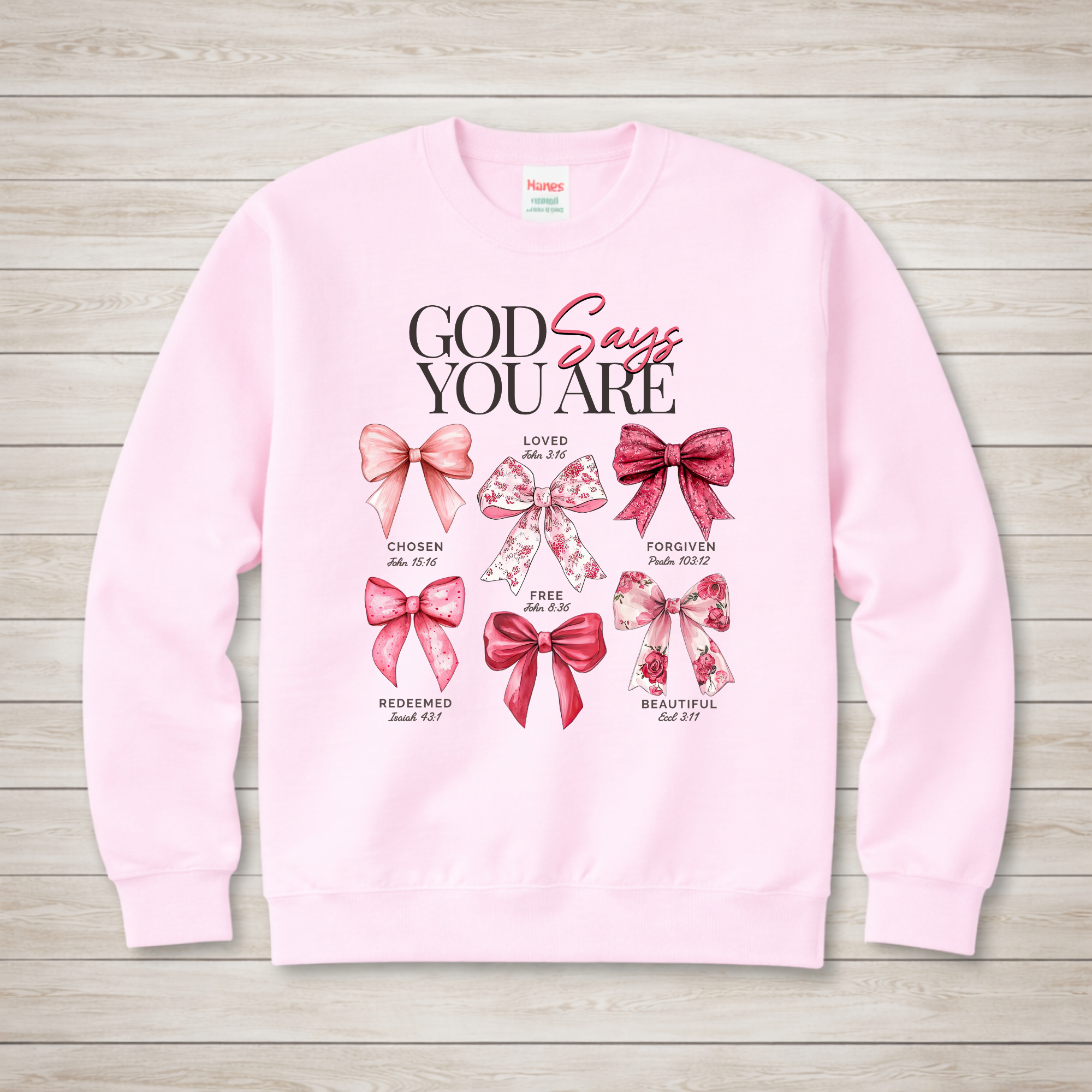 God says you are (Pink Version)