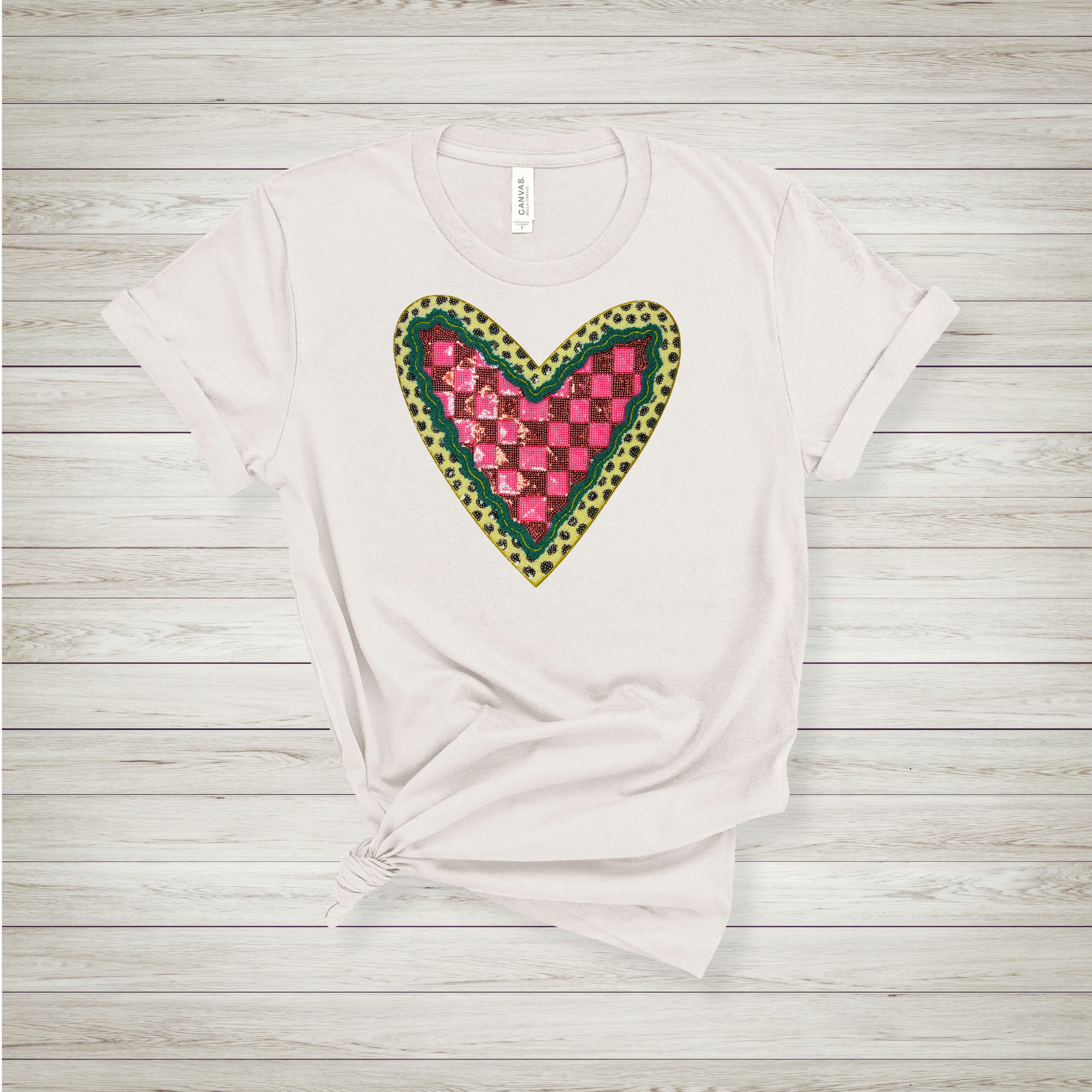 Heart -  Sequin Patch