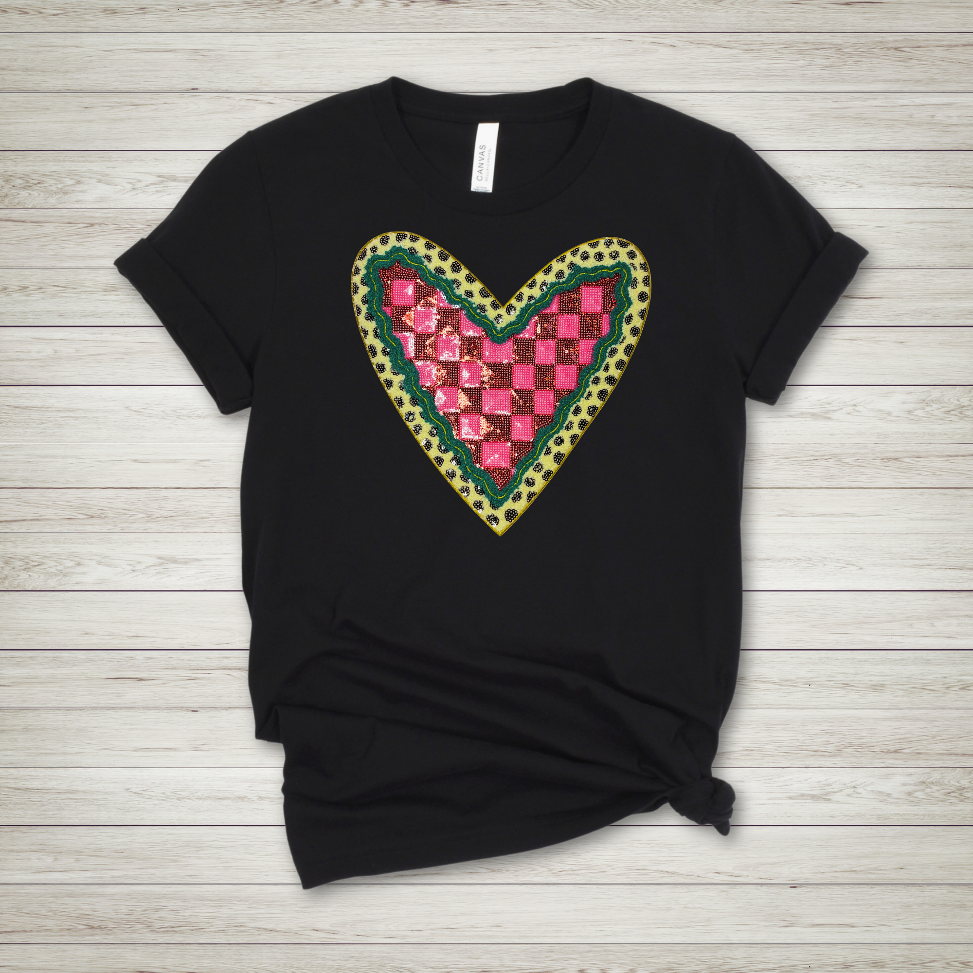 Heart -  Sequin Patch