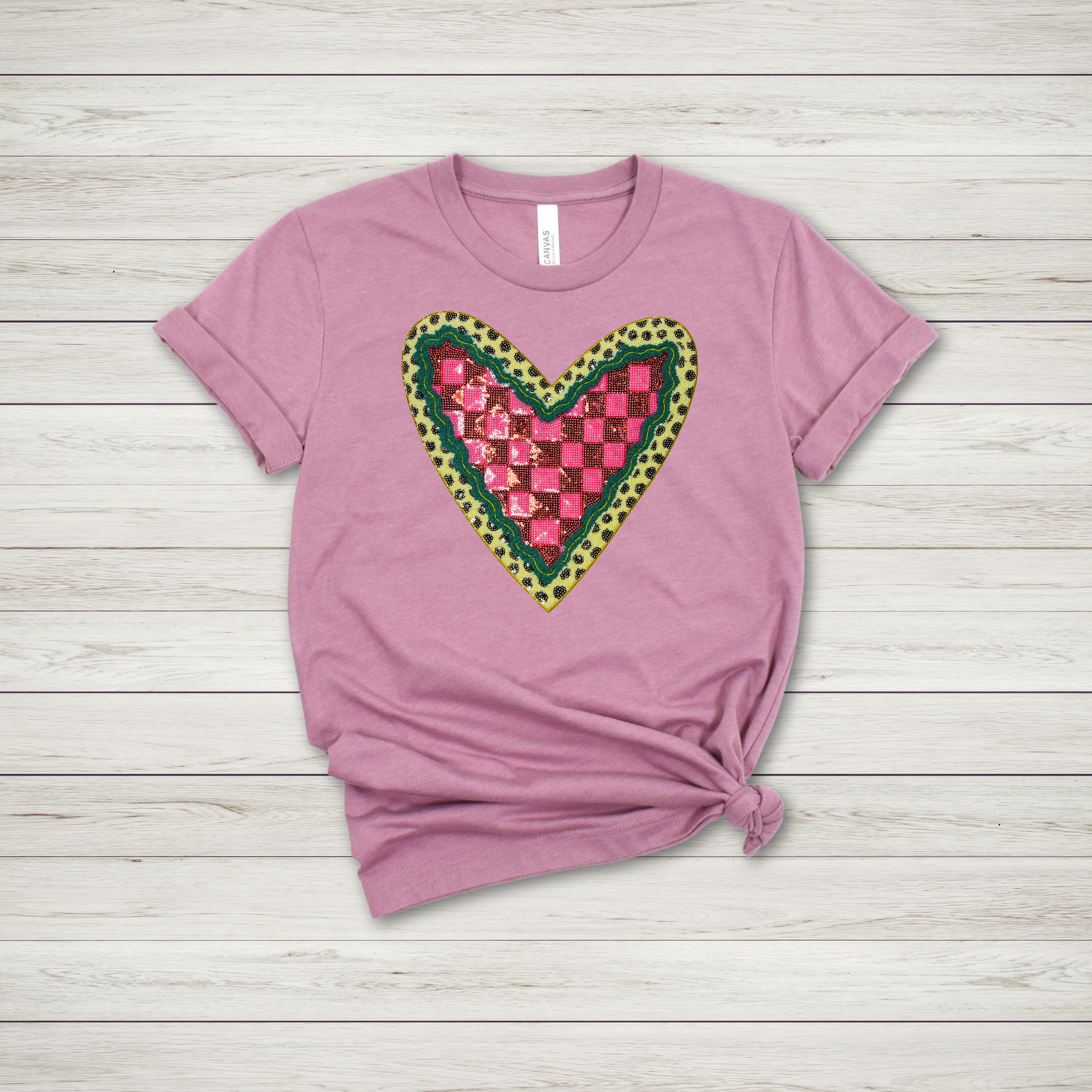 Heart -  Sequin Patch