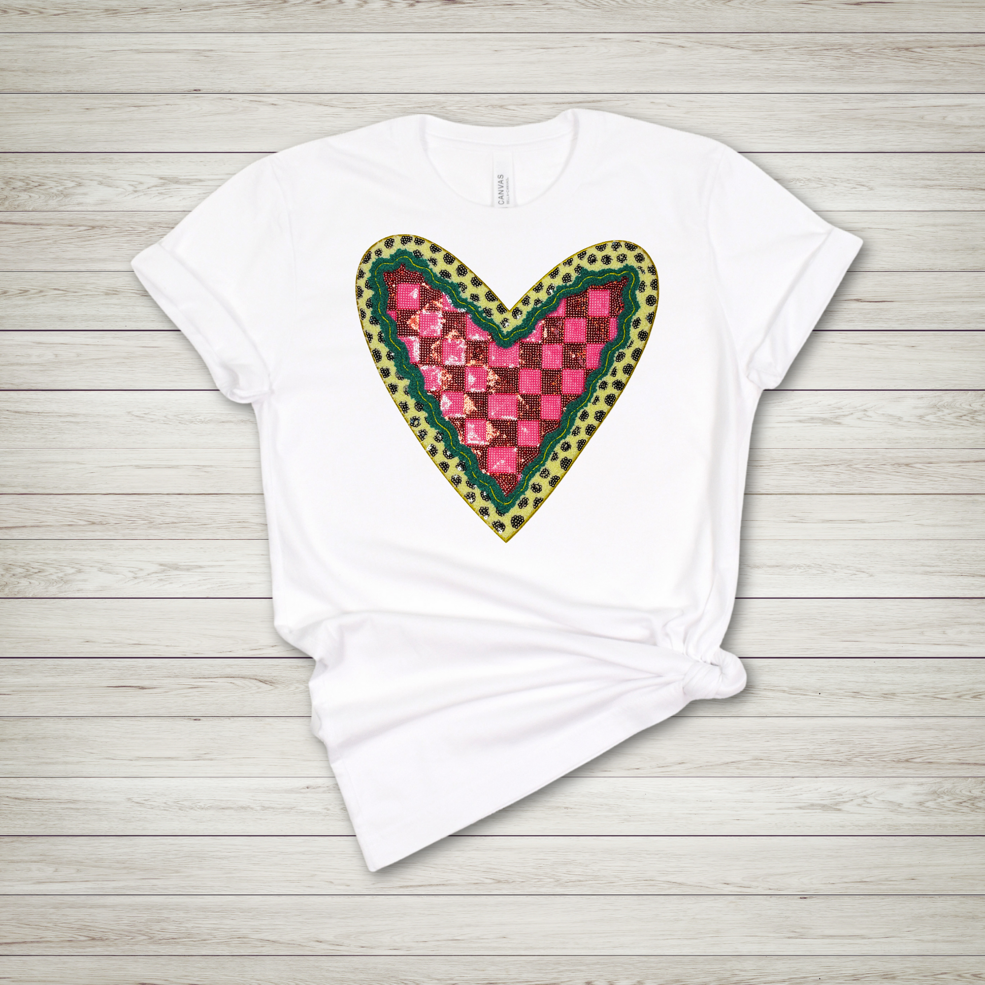 Heart -  Sequin Patch