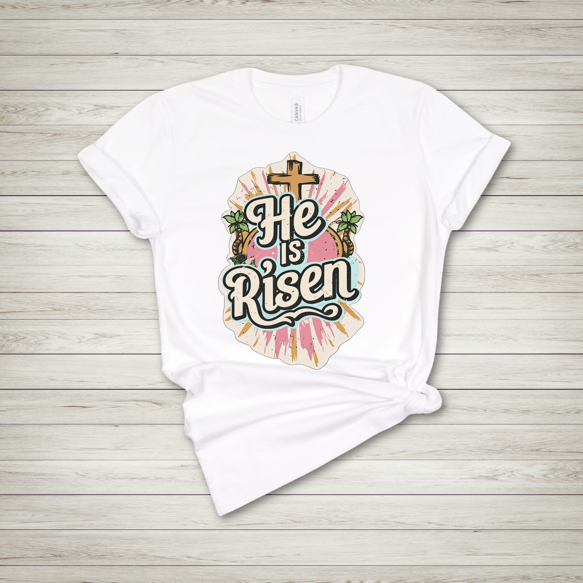 He is Risen (typography)