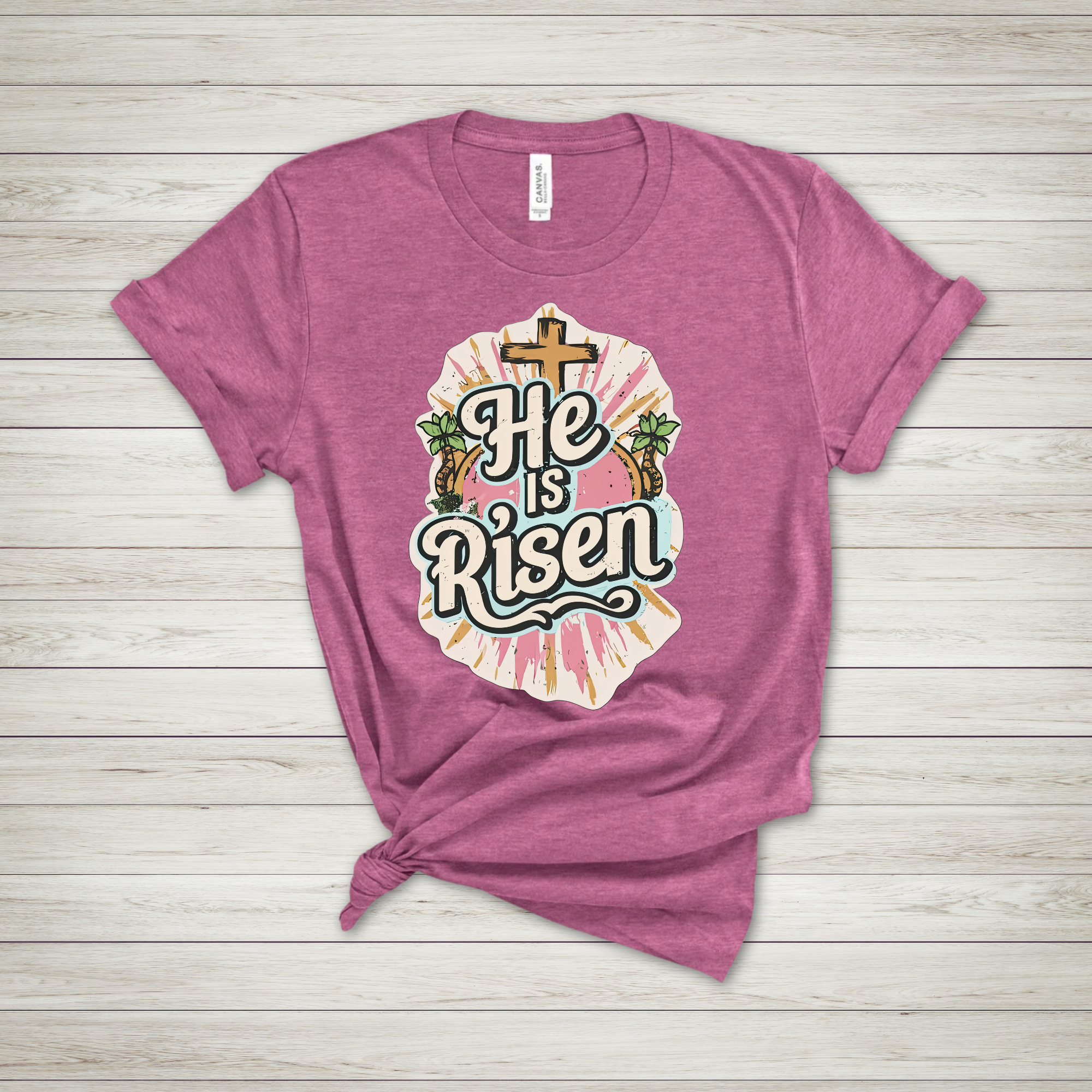 He is Risen (typography)