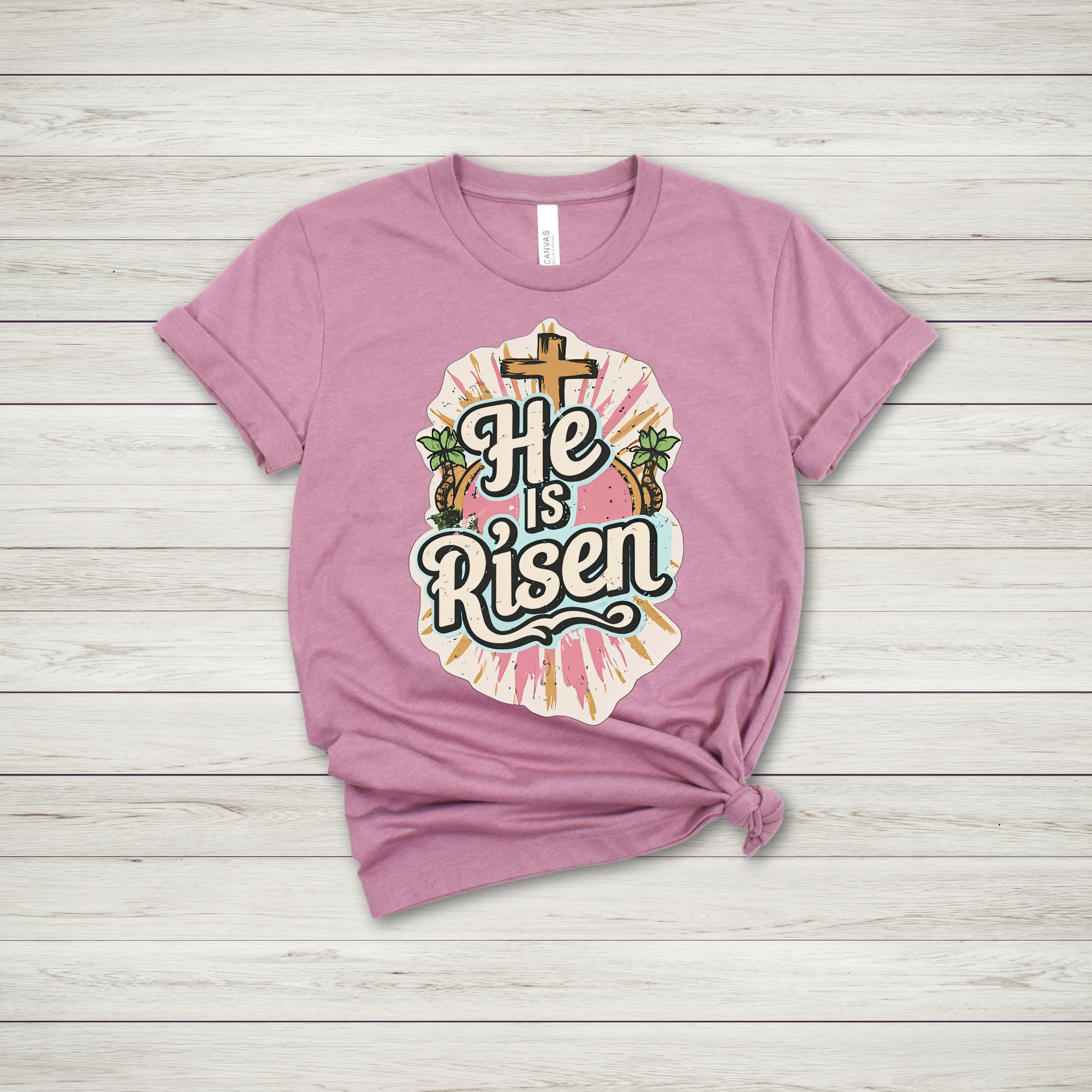 He is Risen (typography)