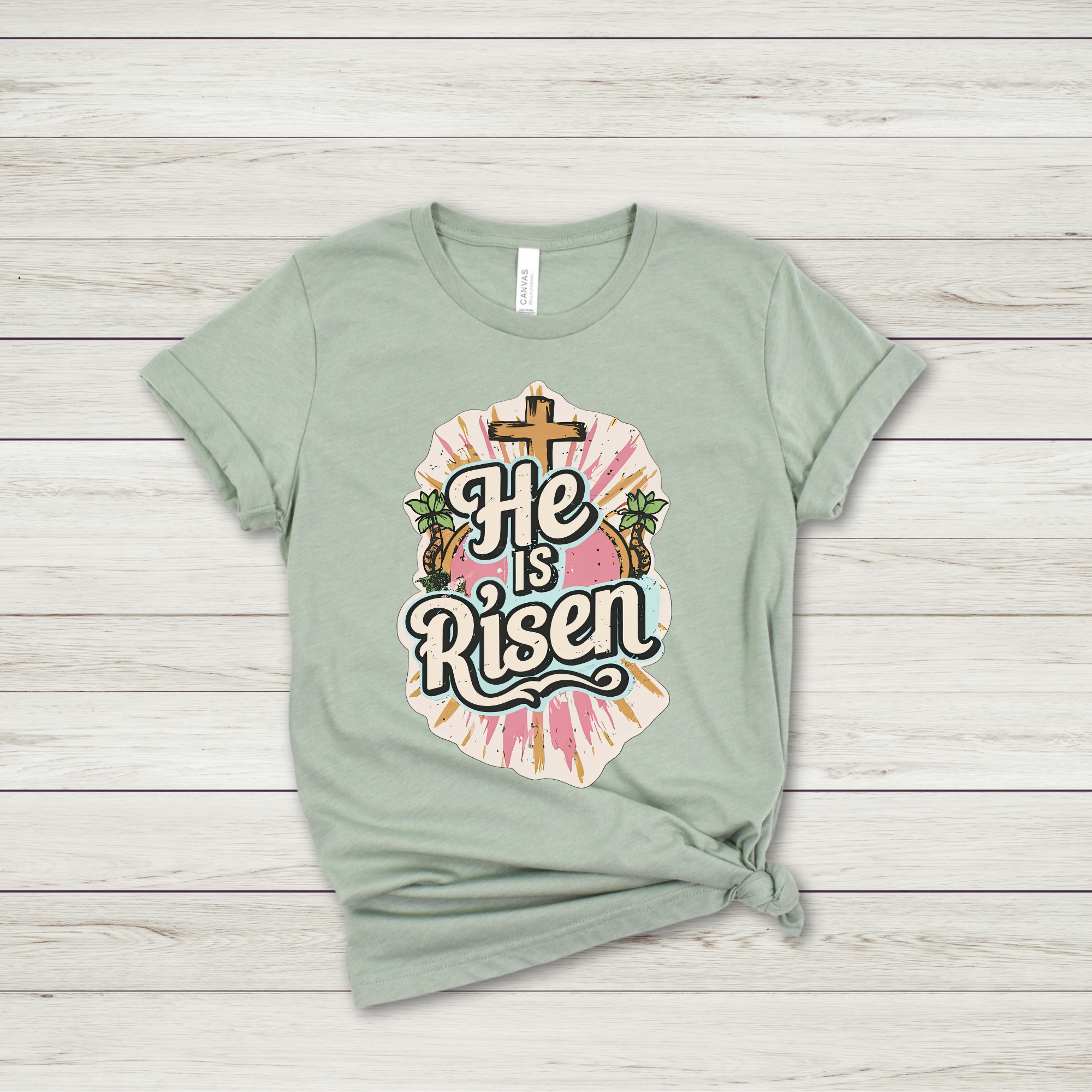 He is Risen (typography)