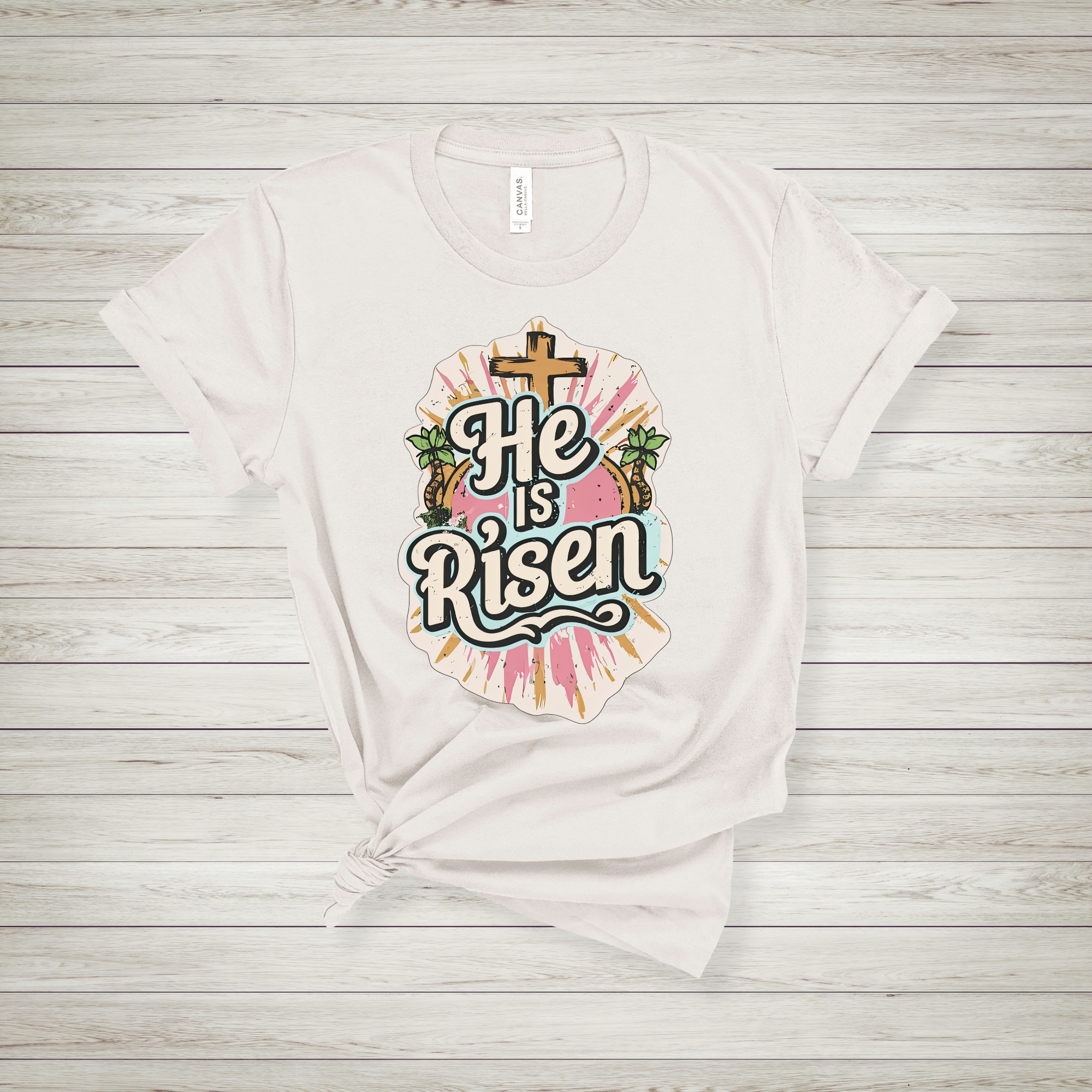 He is Risen (typography)