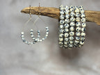 Dangle drop Earrings with Dalmatian Beads