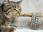 Dangle drop Earrings with Dalmatian Beads