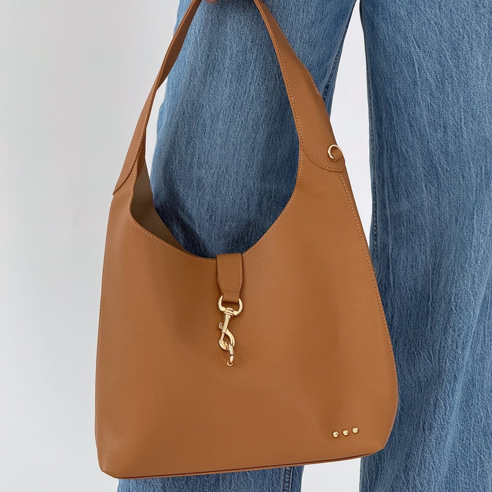 Haddie Hobo Vegan Leather Tote