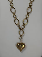 28 inch chain with heart pendant
