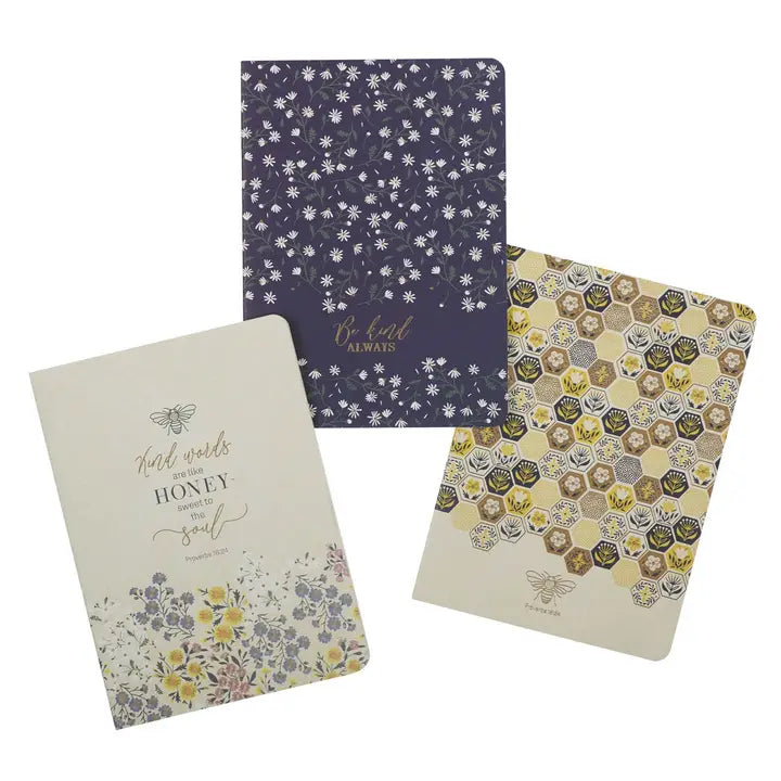 Kind Words are like honey Notebook Set (3)