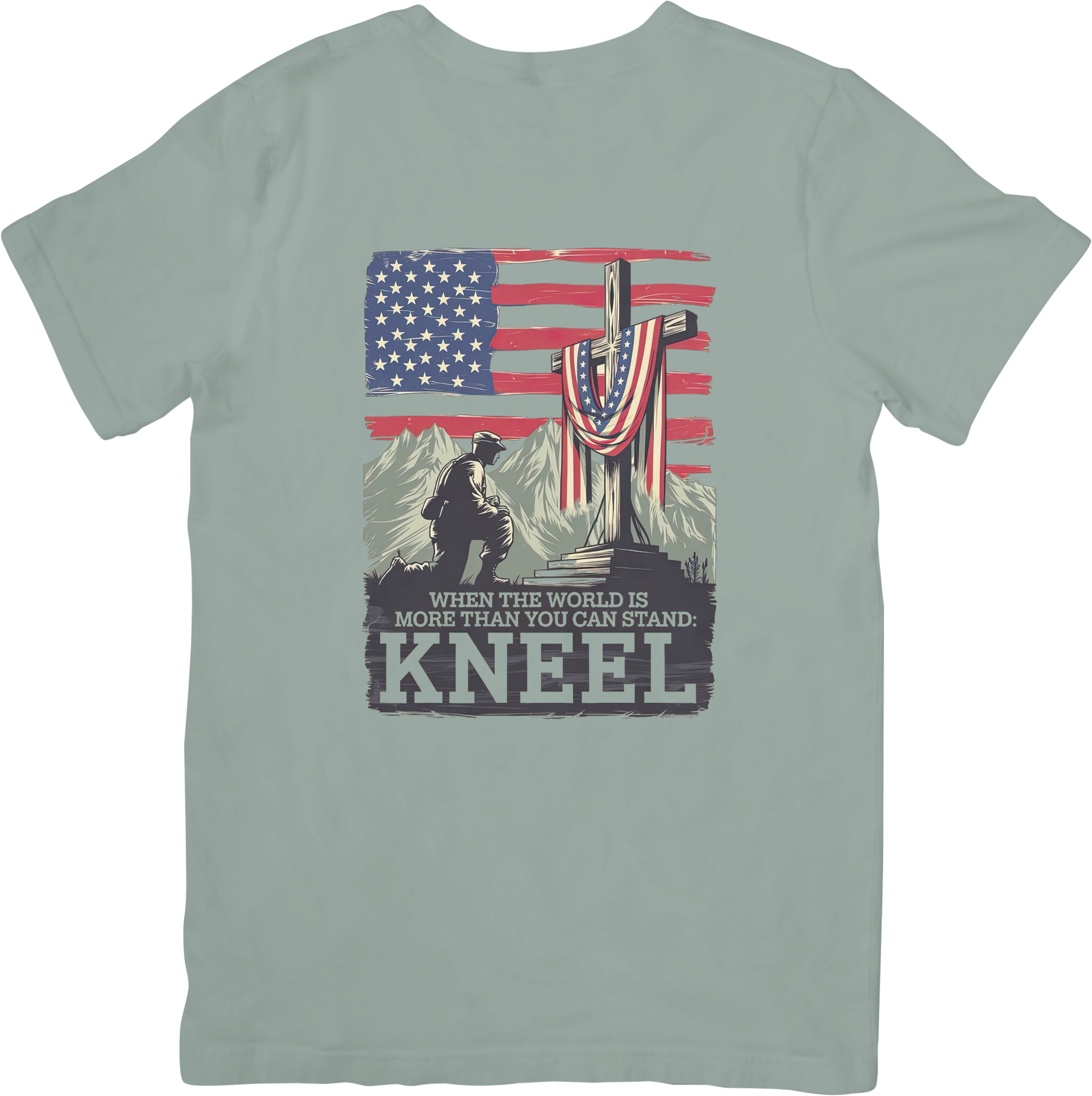 When the world is too much to stand, Kneel