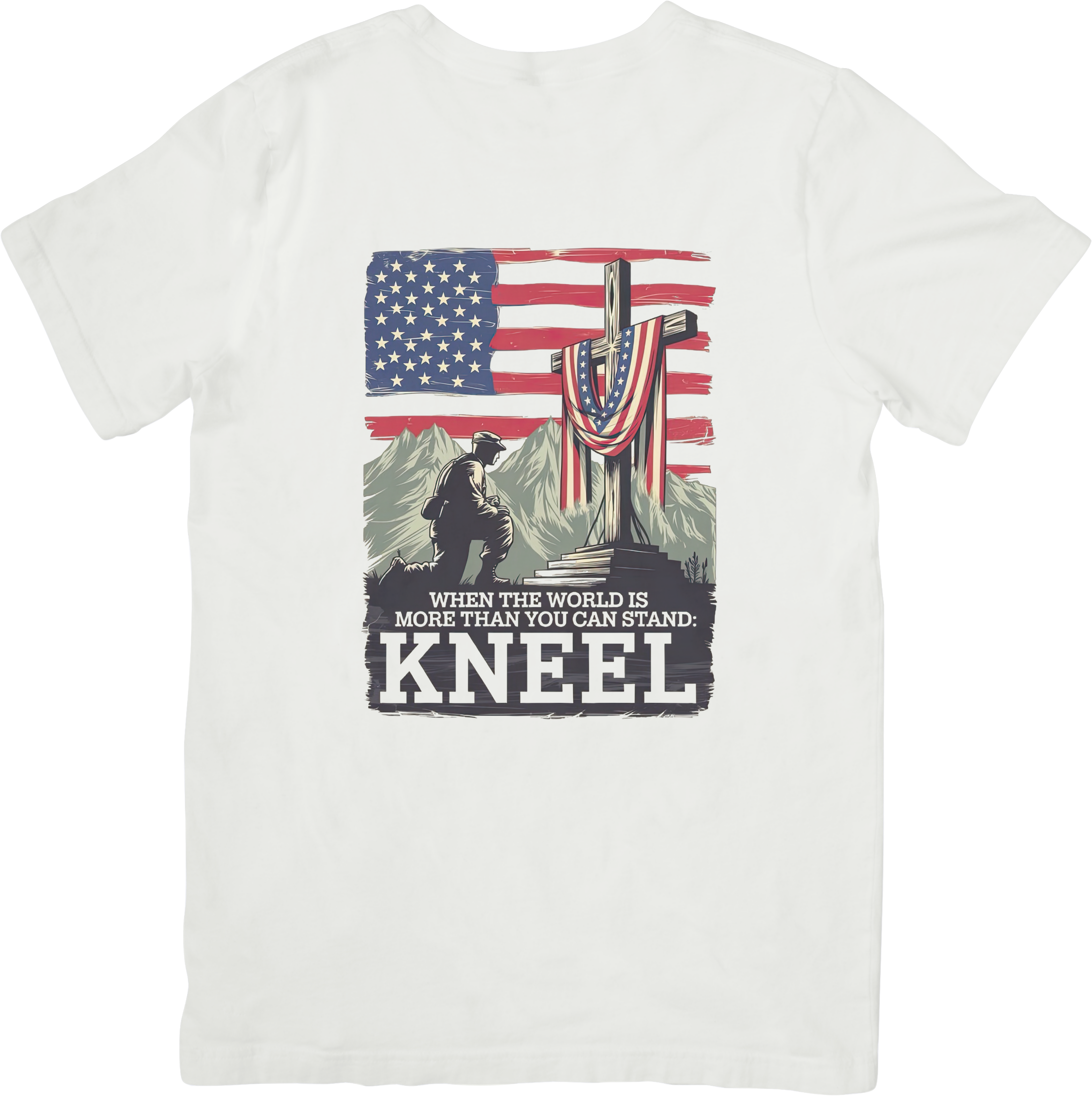 When the world is too much to stand, Kneel