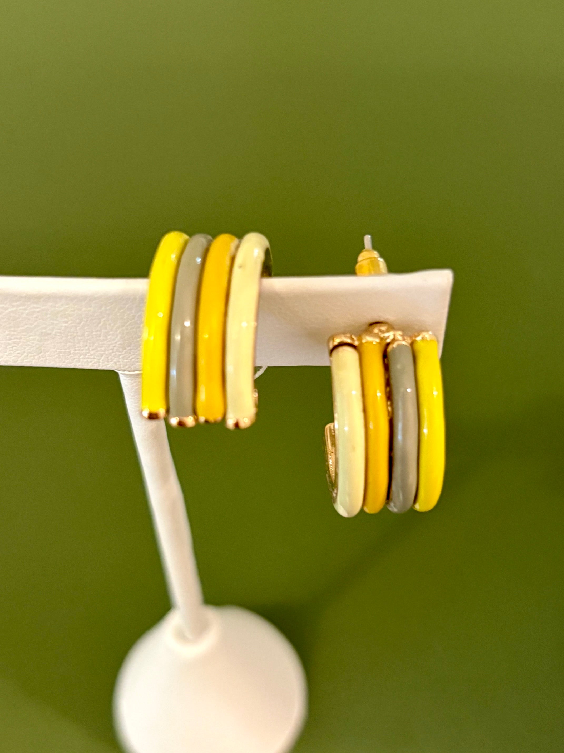 Lemon Grove Hoop Earrings