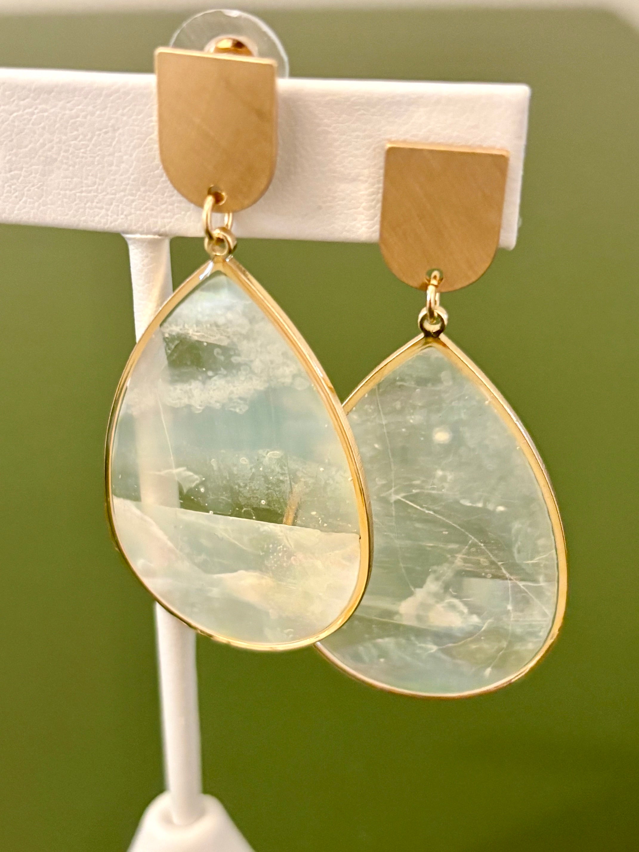 Luminous Pearl Drop Earrings