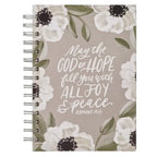 May the God of all Hope Fill You Notebook