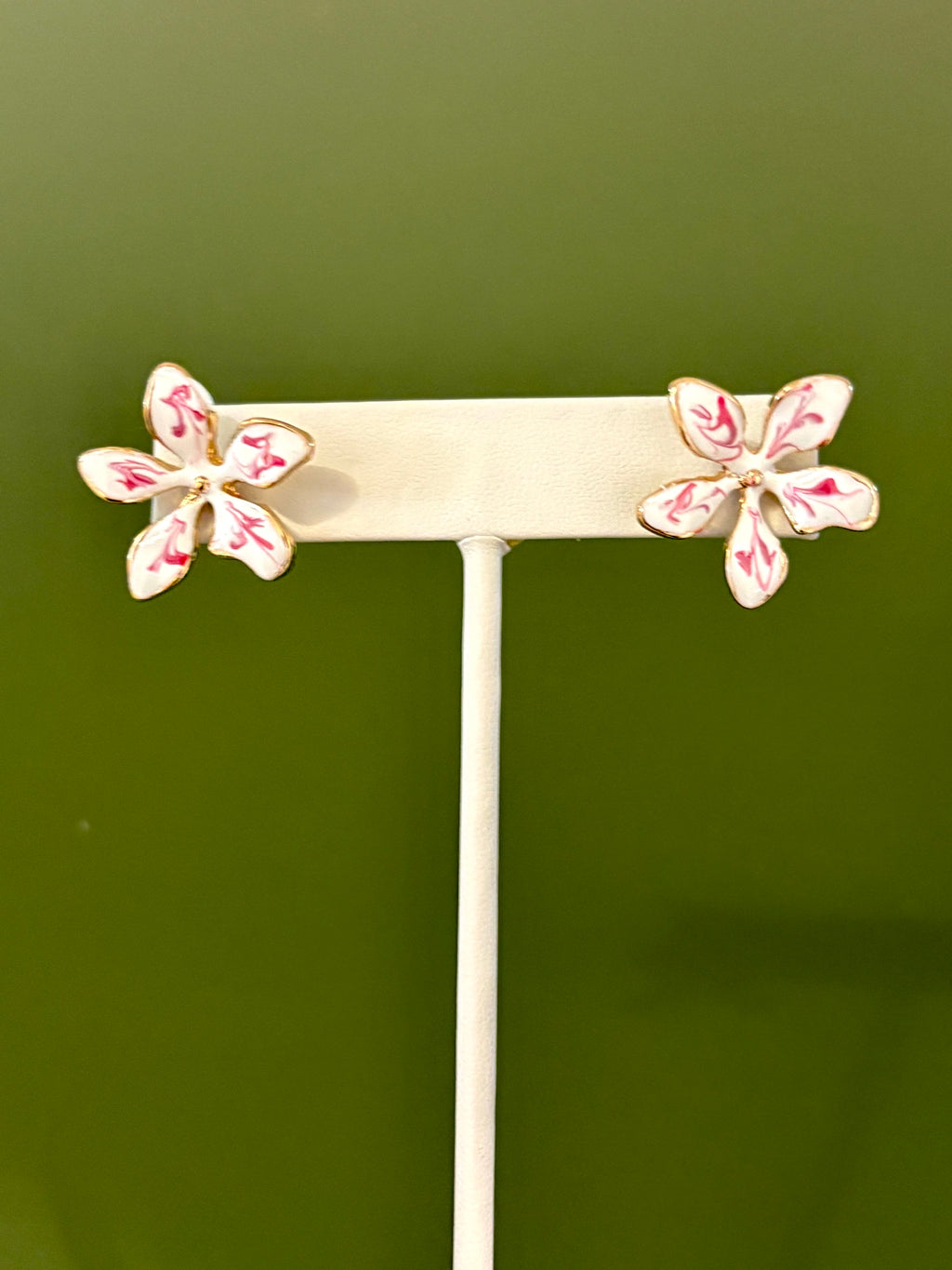 Pink Petal Bloom Earrings