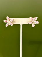 Pink Petal Bloom Earrings