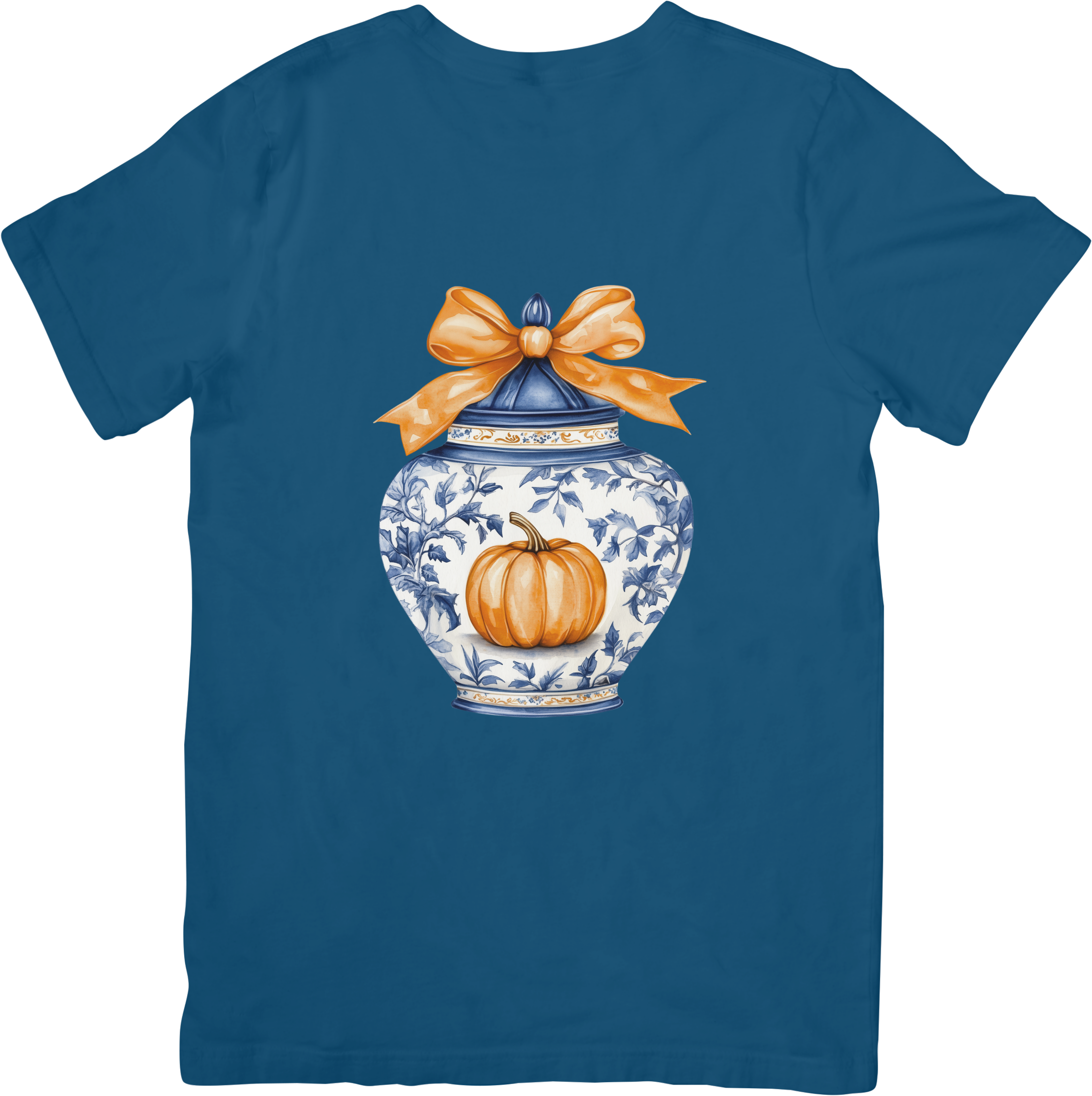 Preppy Fall Ginger Jar