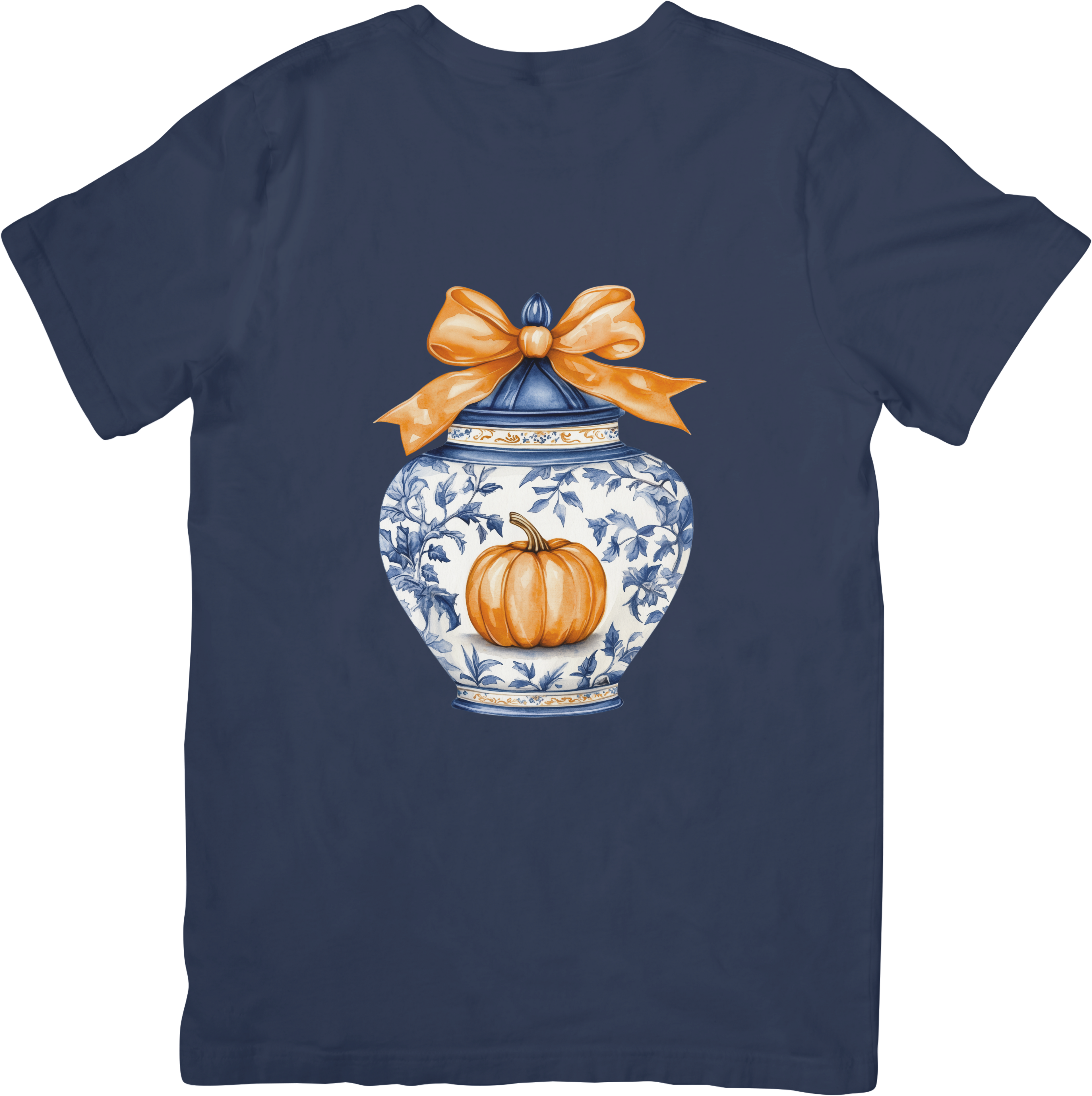 Preppy Fall Ginger Jar