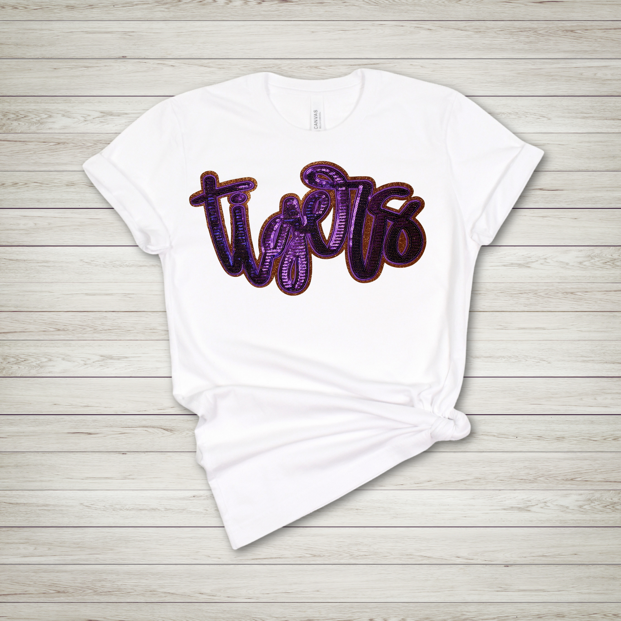 Tigers -  Sequin Patch