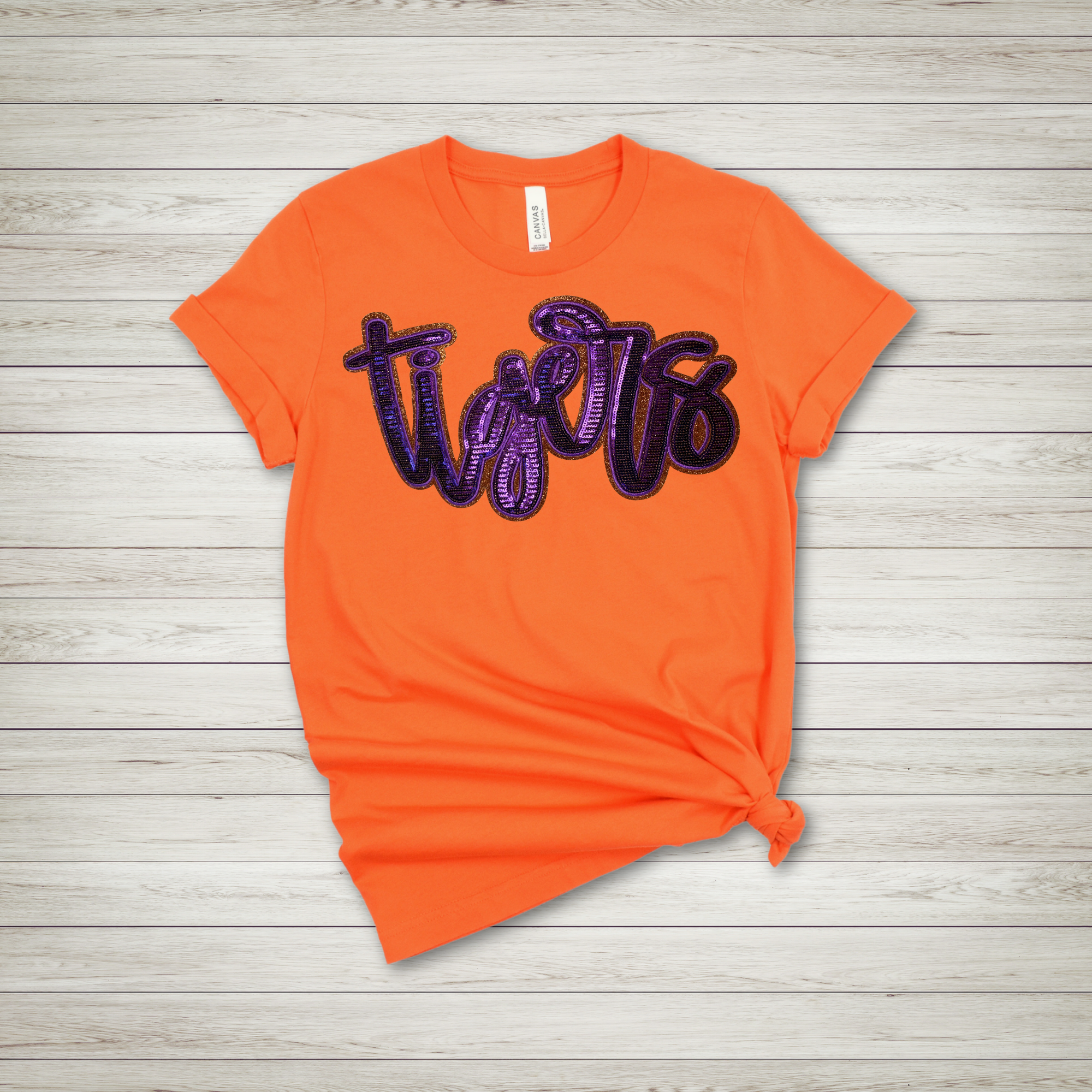 Tigers -  Sequin Patch