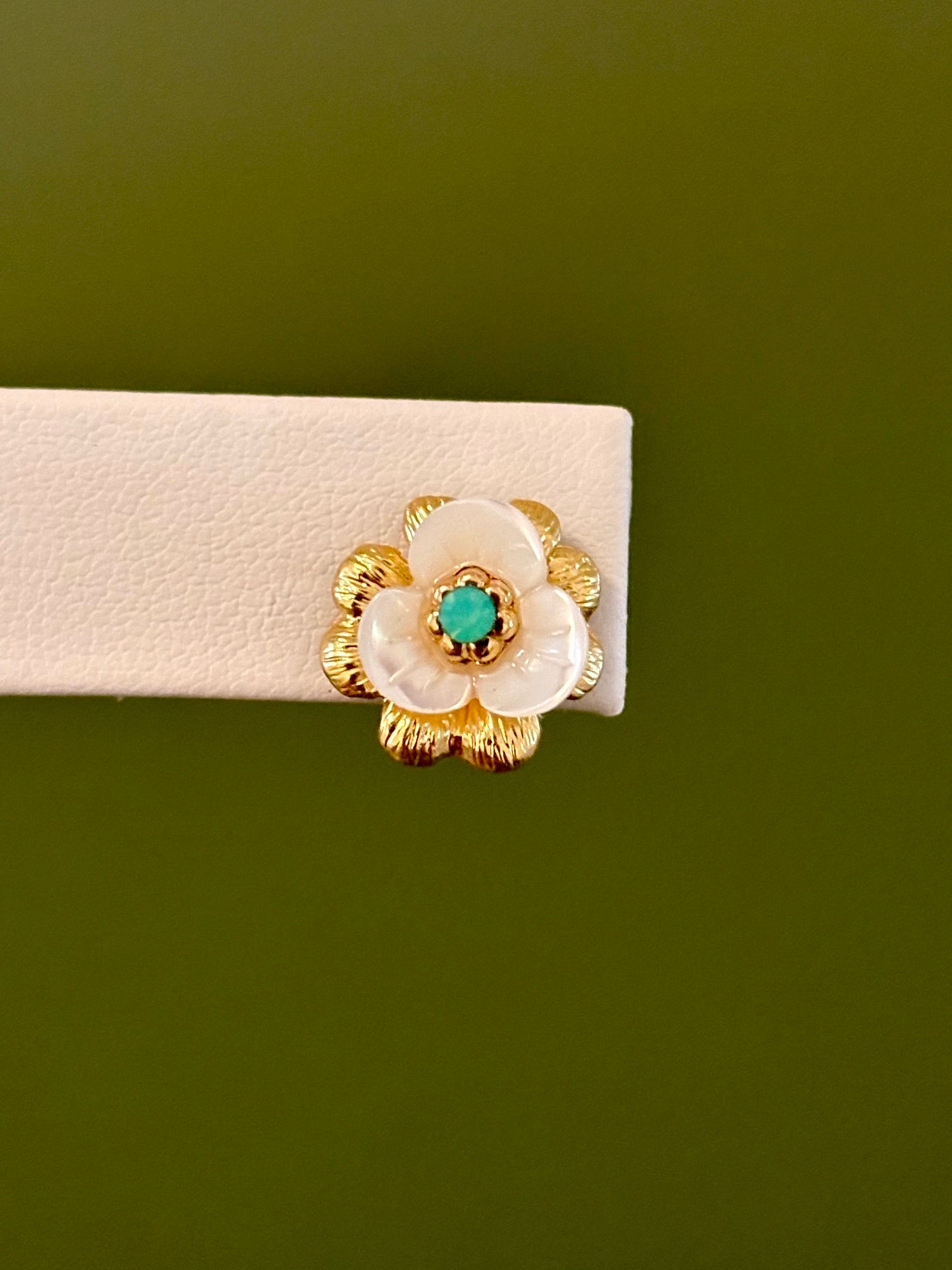 Turquoise Blossom Earrings