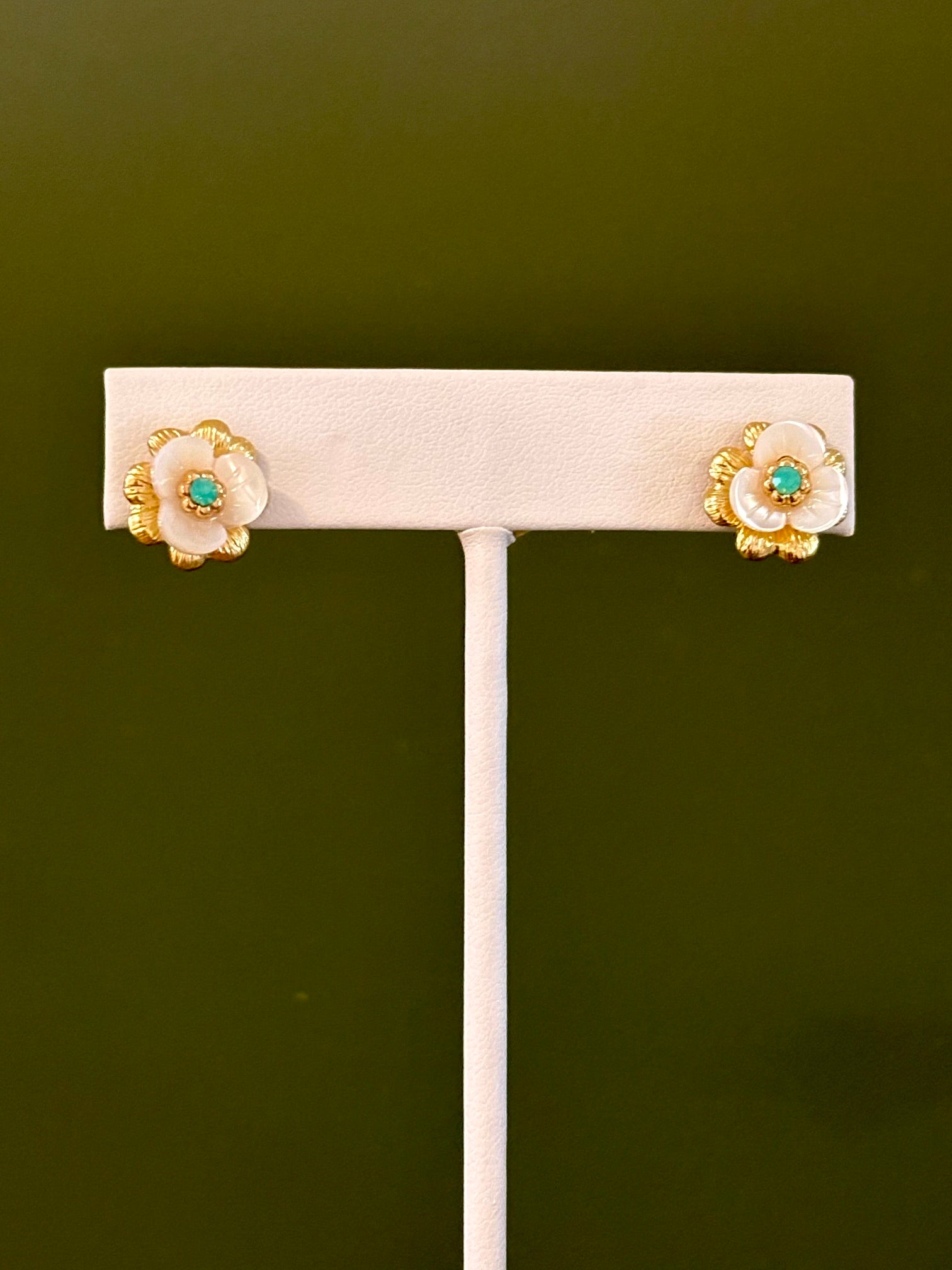 Turquoise Blossom Earrings