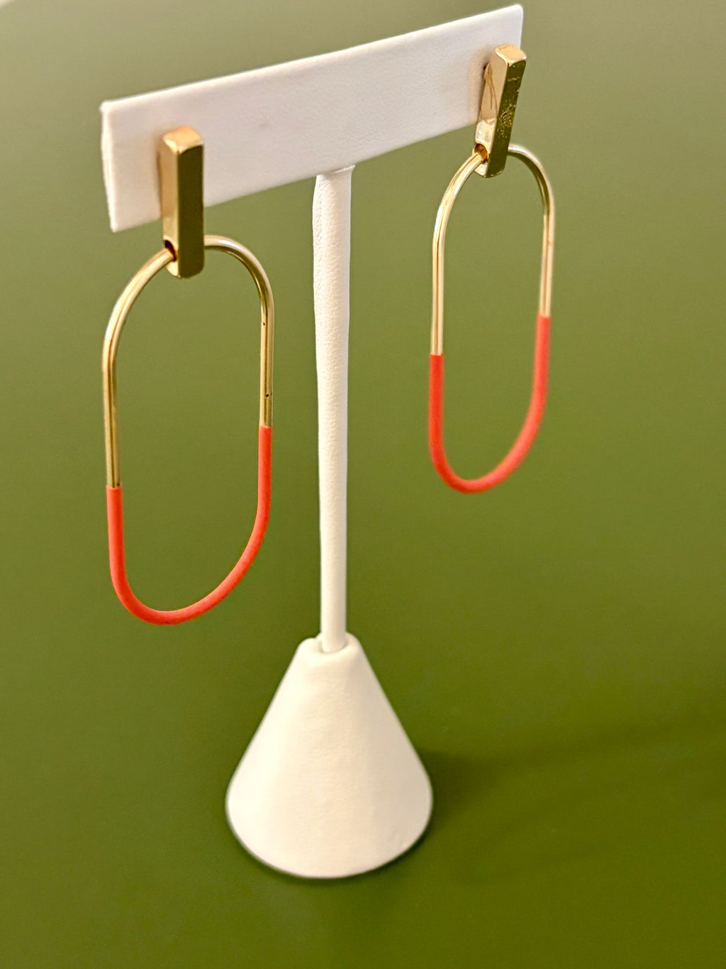 Uptown Oval Dipped Dangle earrings