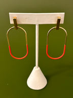 Uptown Oval Dipped Dangle earrings