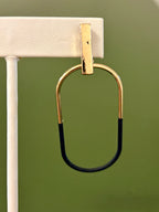 Uptown Oval Dipped Dangle earrings