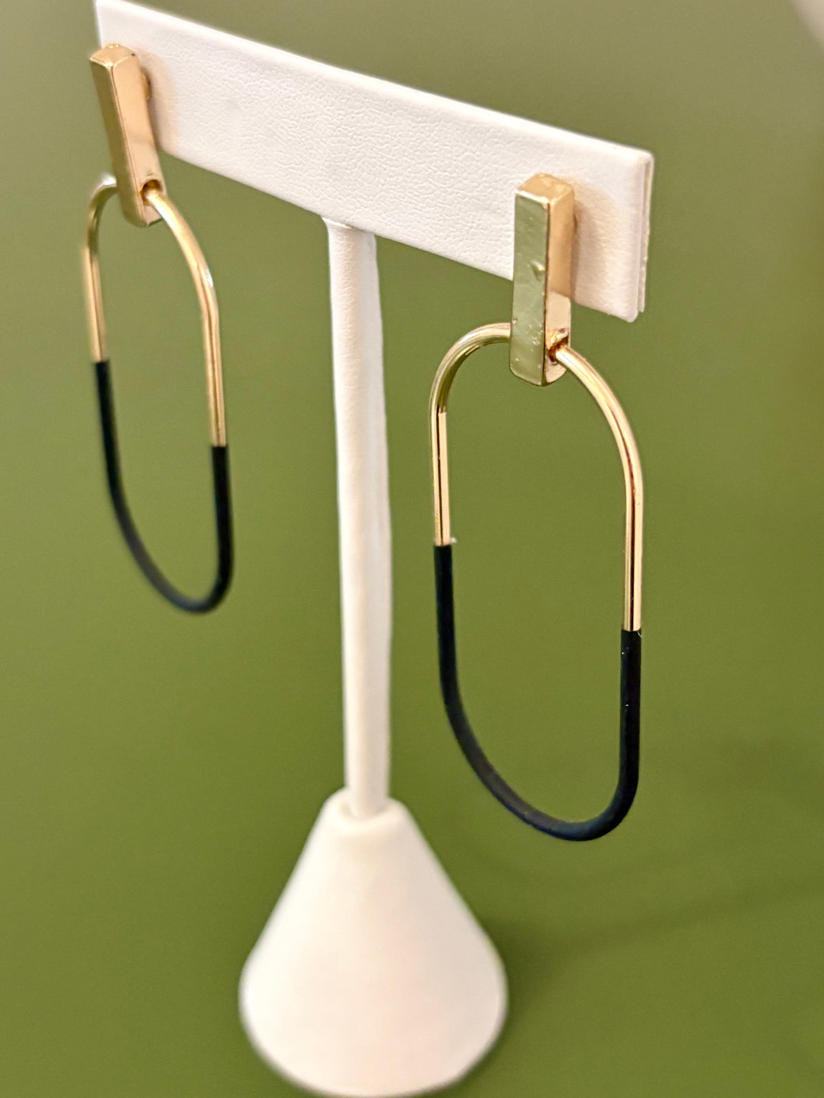 Uptown Oval Dipped Dangle earrings