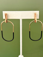 Uptown Oval Dipped Dangle earrings