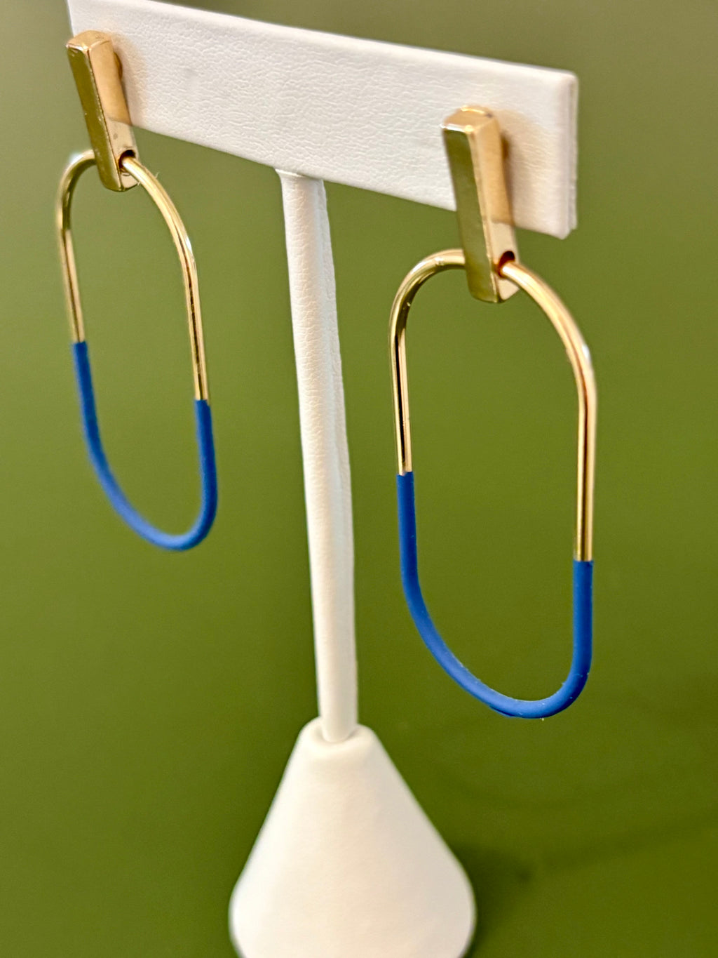 Uptown Oval Dipped Dangle earrings