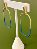 Uptown Oval Dipped Dangle earrings