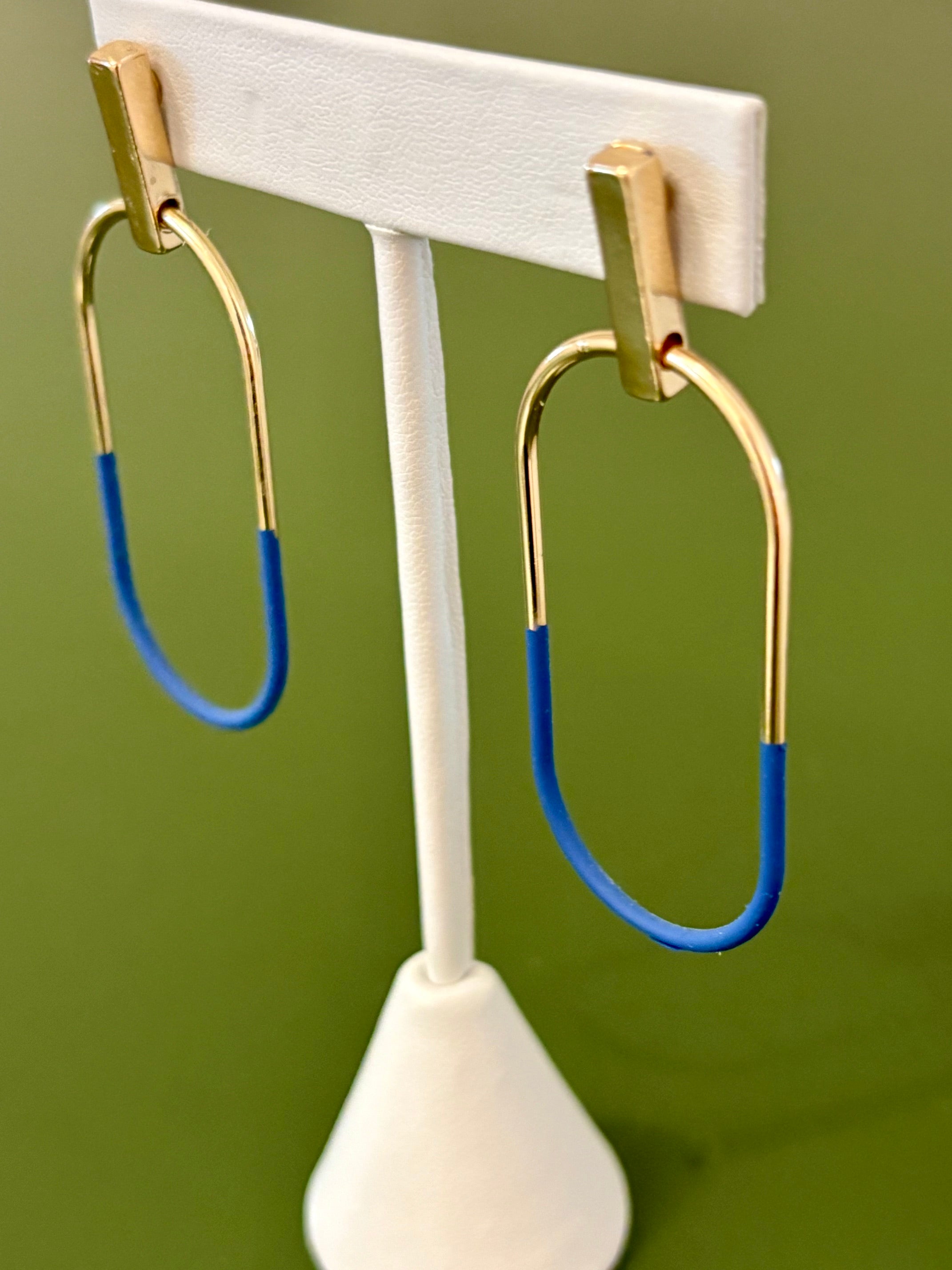 Uptown Oval Dipped Dangle earrings