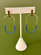 Uptown Oval Dipped Dangle earrings